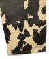 中古・古着 BADWAY (バッドウェイ) Cow Pattern Pants ベージュ×ブラック サイズ:Lサイズ：6000円