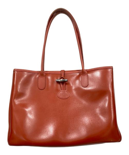 LONGCHAMP（ロンシャン）LONGCHAMP (ロンシャン) トートバッグ レッドの古着・服飾アイテム