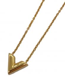 LOUIS VUITTON（ルイ ヴィトン）の古着「イニシャル アルファベット ネックレス」｜ゴールドカラー