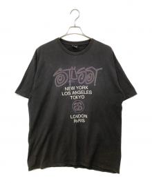 stussy（ステューシー）の古着「半袖カットソー」｜ブラック