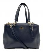 COACHコーチ）の古着「2WAYバッグ」｜ネイビー