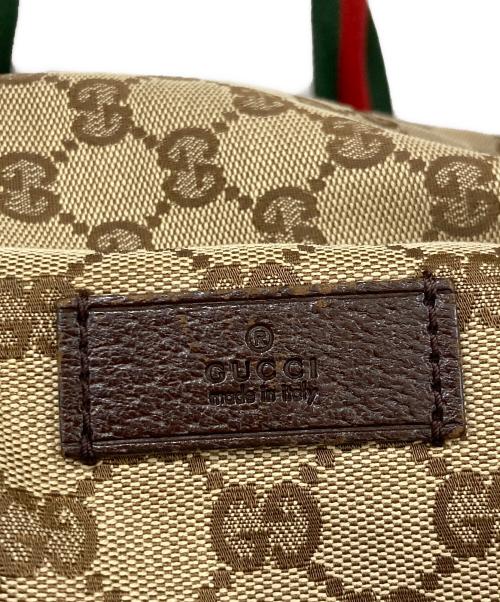 GUCCI（グッチ）GUCCI (グッチ) ボストンバッグ/シェリーライン ベージュの古着・服飾アイテム