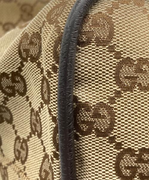 GUCCI（グッチ）GUCCI (グッチ) ボストンバッグ/シェリーライン ベージュの古着・服飾アイテム