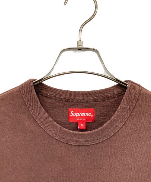 SUPREME（シュプリーム）SUPREME (シュプリーム) 半袖カットソー ブラウン サイズ:SIZE Sの古着・服飾アイテム