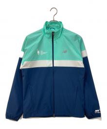 NEW BALANCE（ニューバランス）の古着「NEW YORK CITY MARATHONジャケット」｜ブルー×ネイビー