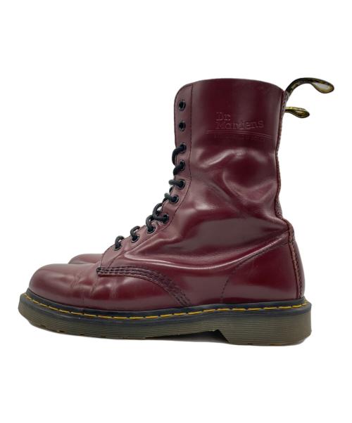 Dr.Martens（ドクターマーチン）Dr.Martens (ドクターマーチン) 10ホールブーツ レッド サイズ:UK8の古着・服飾アイテム