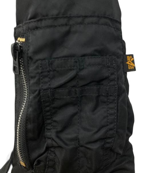 ALPHA（アルファ）ALPHA (アルファ) MA-1ジャケット ブラック サイズ:Mサイズの古着・服飾アイテム