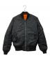 ALPHA（アルファ）の古着「MA-1ジャケット」｜ブラック