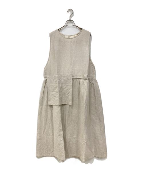 tumugu（ツムグ）tumugu (ツムグ) ノースリーブワンピース アイボリー サイズ:FREEの古着・服飾アイテム