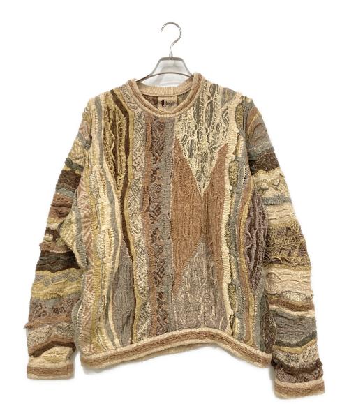 Coogi（クージー）Coogi (クージー) 厚手ニット ブラウン サイズ:XLサイズの古着・服飾アイテム