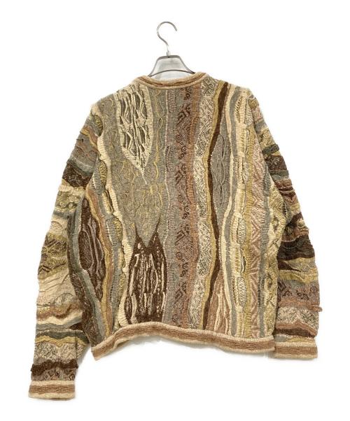 Coogi（クージー）Coogi (クージー) 厚手ニット ブラウン サイズ:XLサイズの古着・服飾アイテム