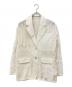 MAISON SPECIAL（メゾンスペシャル）の古着「Lace Fabric Docking Jacket」｜ホワイト