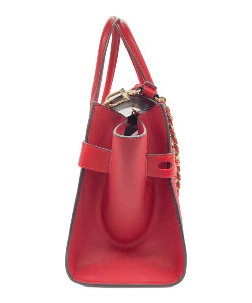 MICHAEL KORS（マイケル・コース）MICHAEL KORS (マイケル・コース) 2WAYバッグ レッドの古着・服飾アイテム