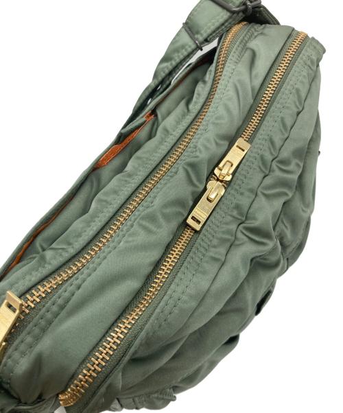 PORTER（ポーター）PORTER (ポーター) SLING BAG W zip(L) セージグリーンの古着・服飾アイテム