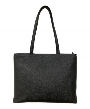 【美品】hushtug ハッシュタグ　レザートートバッグ　ブラック HushTug（ハッシュタグ）のレザートートをレビュー！シンプルだから