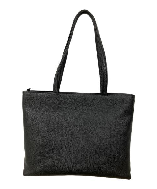 HushTug（ハッシュタグ）HushTug (ハッシュタグ) レザートートバッグ ブラックの古着・服飾アイテム