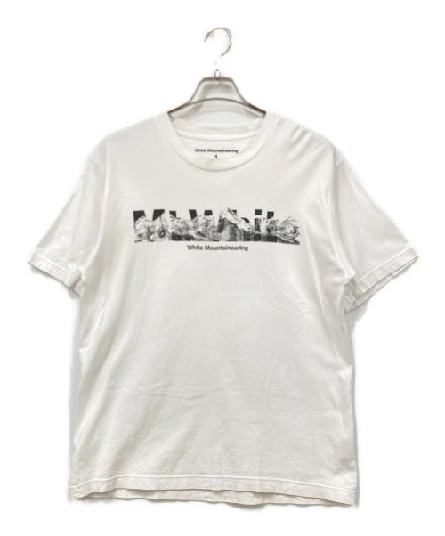 WHITE MOUNTAINEERING（ホワイトマウンテ二アニング）WHITE MOUNTAINEERING (ホワイトマウンテ二アニング) 半袖カットソー ホワイト サイズ:SIZE 1の古着・服飾アイテム
