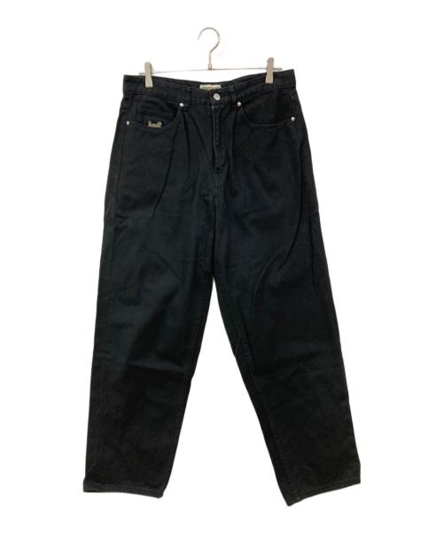 HUF（ハフ）HUF (ハフ) ワイドパンツ ブラック サイズ:SIZE 32の古着・服飾アイテム