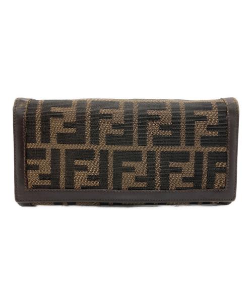 FENDI（フェンディ）FENDI (フェンディ) 長財布 ブラウンの古着・服飾アイテム