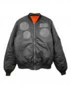 AVIREXアヴィレックス）の古着「フライトジャケット」｜ブラック