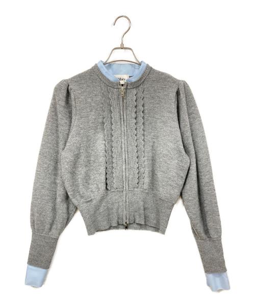 Bibiy.（ビビィ）Bibiy. (ビビィ) ジップジャケット グレー サイズ:Fの古着・服飾アイテム
