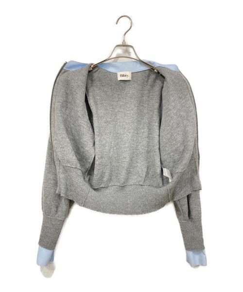 Bibiy.（ビビィ）Bibiy. (ビビィ) ジップジャケット グレー サイズ:Fの古着・服飾アイテム