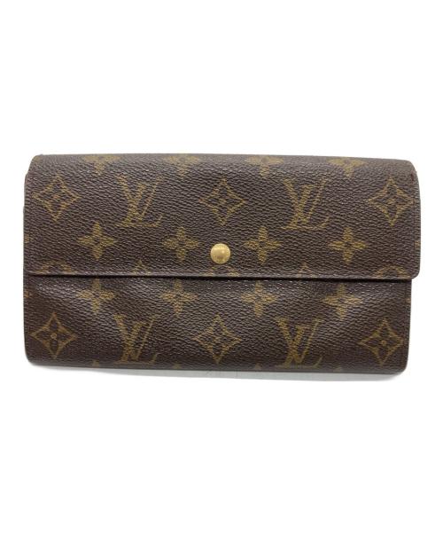 LOUIS VUITTON（ルイ ヴィトン）LOUIS VUITTON (ルイ ヴィトン) ポルトモネ クレディ ブラウンの古着・服飾アイテム