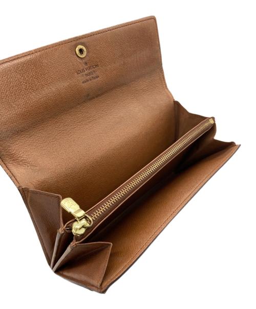 LOUIS VUITTON（ルイ ヴィトン）LOUIS VUITTON (ルイ ヴィトン) ポルトモネ クレディ ブラウンの古着・服飾アイテム