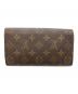 LOUIS VUITTON (ルイ ヴィトン) ポルトモネ クレディ ブラウン：8000円
