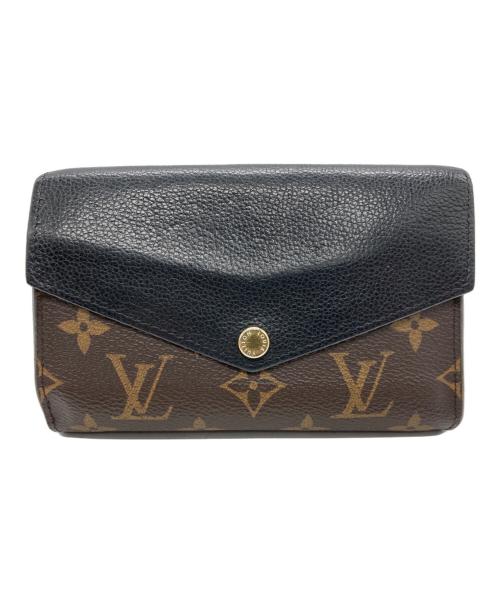 LOUIS VUITTON（ルイ ヴィトン）LOUIS VUITTON (ルイ ヴィトン) ポルトフォイユ パラス コンパクト ブラウン×ブラックの古着・服飾アイテム