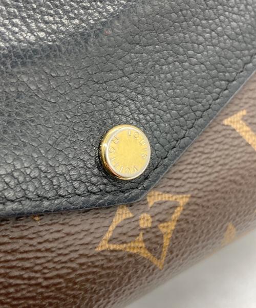 LOUIS VUITTON（ルイ ヴィトン）LOUIS VUITTON (ルイ ヴィトン) ポルトフォイユ パラス コンパクト ブラウン×ブラックの古着・服飾アイテム