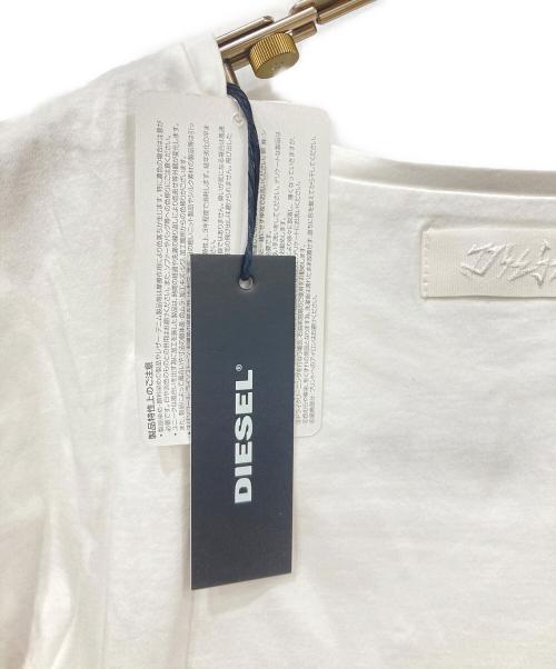 DIESEL（ディーゼル）DIESEL (ディーゼル) 半袖ワンピース ホワイト サイズ:XSサイズ 未使用品の古着・服飾アイテム