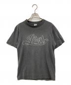 stussyステューシー）の古着「半袖カットソー」｜グレー
