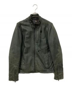 中古・古着通販】G-STAR RAW (ジースターロゥ) シングルライダース