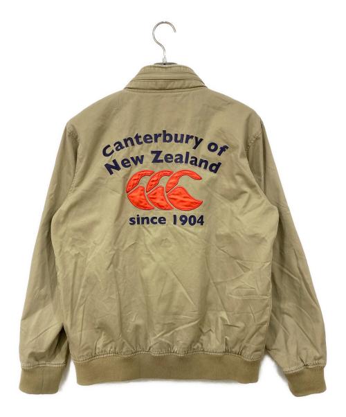CANTERBURY OF NEWZEALAND（カンターベリーオブニュージーランド）CANTERBURY OF NEWZEALAND (カンターベリーオブニュージーランド) ブルゾン ベージュ サイズ:XLサイズの古着・服飾アイテム