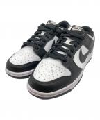 NIKEナイキ）の古着「スニーカー/DUNK LOW」｜ブラック×ホワイト