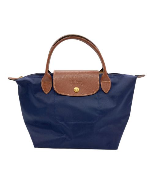 LONGCHAMP（ロンシャン）LONGCHAMP (ロンシャン) ハンドバッグ ネイビーの古着・服飾アイテム