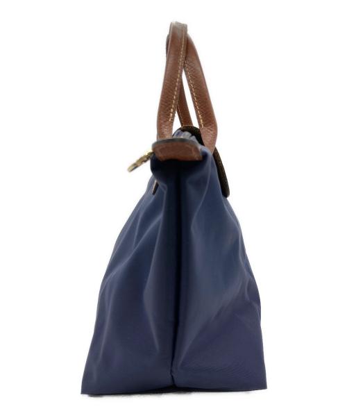 LONGCHAMP（ロンシャン）LONGCHAMP (ロンシャン) ハンドバッグ ネイビーの古着・服飾アイテム