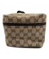 GUCCI（グッチ）の古着「メイクポーチ」｜ベージュ×ブラウン