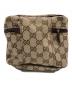 GUCCI (グッチ) メイクポーチ ベージュ×ブラウン：5000円