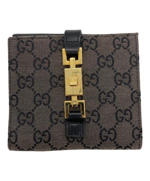 GUCCI（グッチ）GUCCI (グッチ) 2つ折り財布 ブラックの古着・服飾アイテム