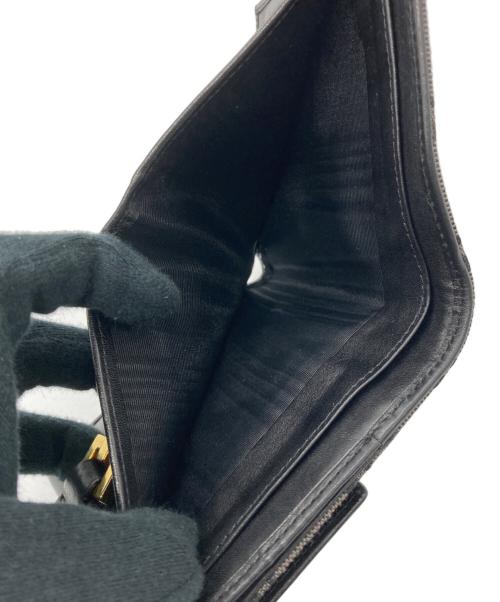 GUCCI（グッチ）GUCCI (グッチ) 2つ折り財布 ブラックの古着・服飾アイテム