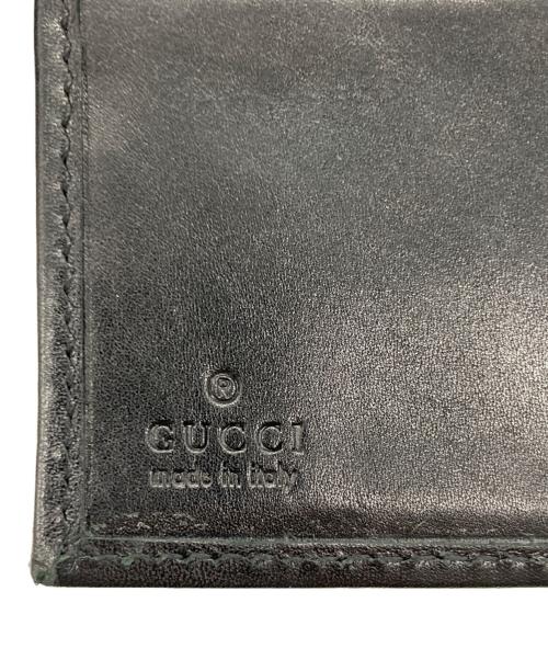 GUCCI（グッチ）GUCCI (グッチ) 2つ折り財布 ブラックの古着・服飾アイテム