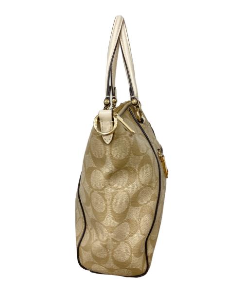 COACH（コーチ）COACH (コーチ) 2WAYバッグ ベージュの古着・服飾アイテム