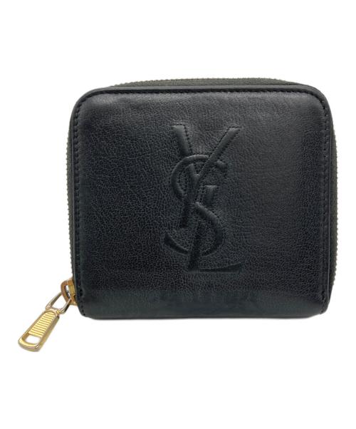 Yves Saint Laurent（イヴサンローラン）Yves Saint Laurent (イヴサンローラン) 2つ折り財布 ブラックの古着・服飾アイテム