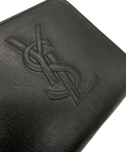 Yves Saint Laurent（イヴサンローラン）Yves Saint Laurent (イヴサンローラン) 2つ折り財布 ブラックの古着・服飾アイテム