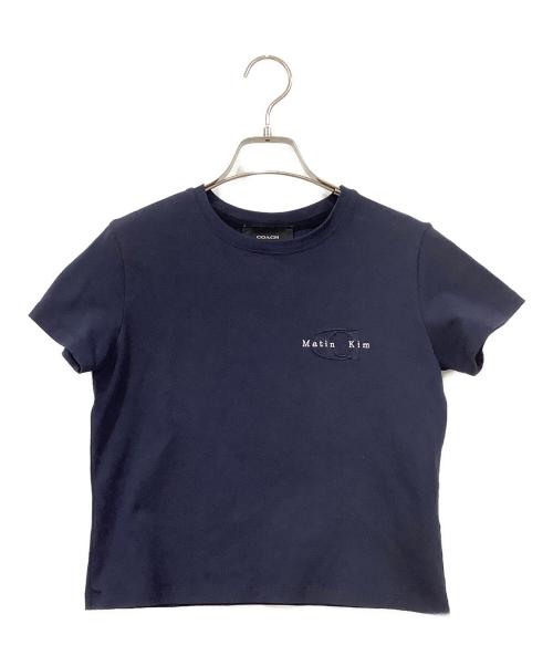 COACH（コーチ）COACH (コーチ) Matin Kim (マーティン・キム) 半袖カットソー ネイビー サイズ:SIZE Sの古着・服飾アイテム