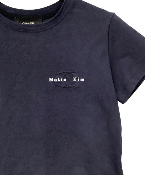 COACH（コーチ）COACH (コーチ) Matin Kim (マーティン・キム) 半袖カットソー ネイビー サイズ:SIZE Sの古着・服飾アイテム