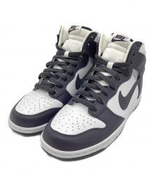 NIKE（ナイキ）の古着「Dunk High "White/Gridiron"」｜ネイビー×ホワイト