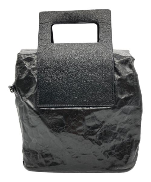 CHARLES & KEITH（チャールズアンドキース）CHARLES & KEITH (チャールズアンドキース) ロールトップトートバッグ ブラックの古着・服飾アイテム